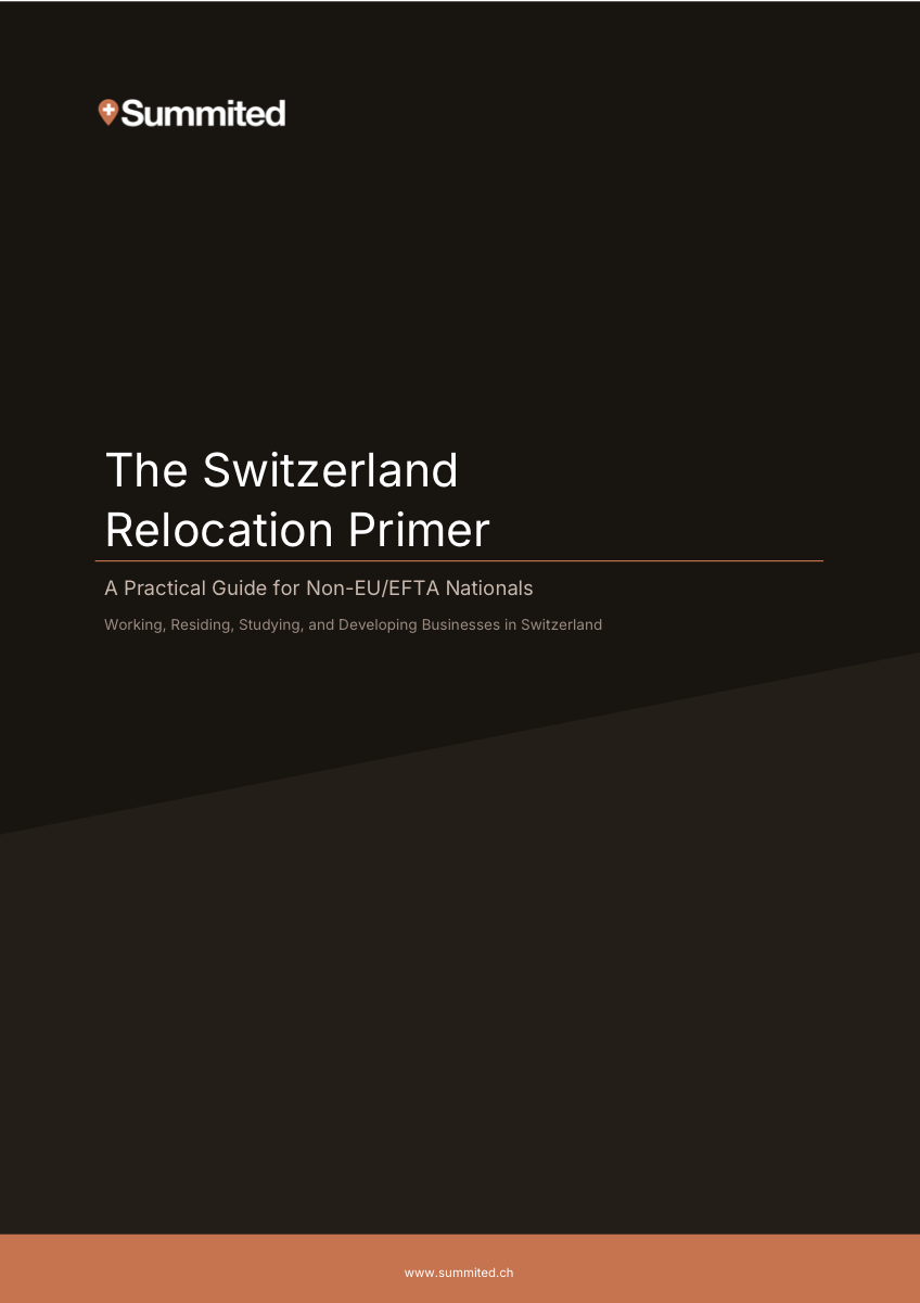 The Switzerland Relocation Primer cover